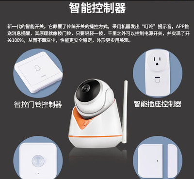 高清无线网络监控摄像机 家用智能安防与报警解决方案